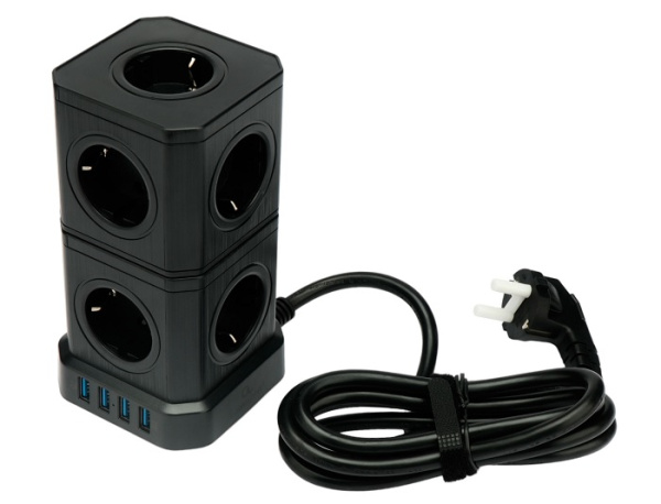 фото Сетевой фильтр  Cablexpert TWR-9-U4-W-2 в Казани