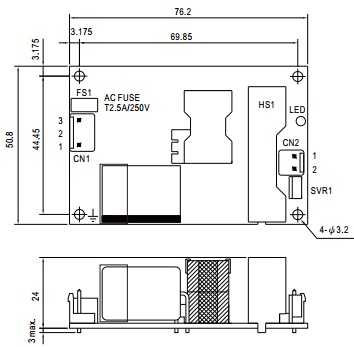 

Преобразователь AC-DC сетевой Mean Well EPS-25-24 25Вт, вход 85…264V AC, 47…63Гц /120…370В DC, выход 24В/5A, рег. вых 21.6…27В, изоляция 3000В AC, отк, EPS-25-24