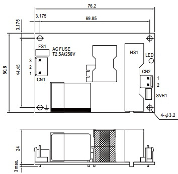 фото Преобразователь AC-DC сетевой Mean Well EPS-25-12 в Самаре