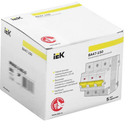 фото Автоматический выключатель IEK MVA50-3-063-C в Красноярске