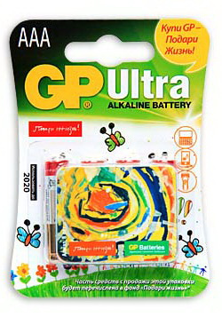 фото Батарейка  GP Ultra Alkaline 24AU LR03 в Уфе