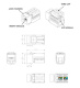 фото Вставка  Hyperline KJNE-6P6C-C2-90-WH в Екатеринбурге