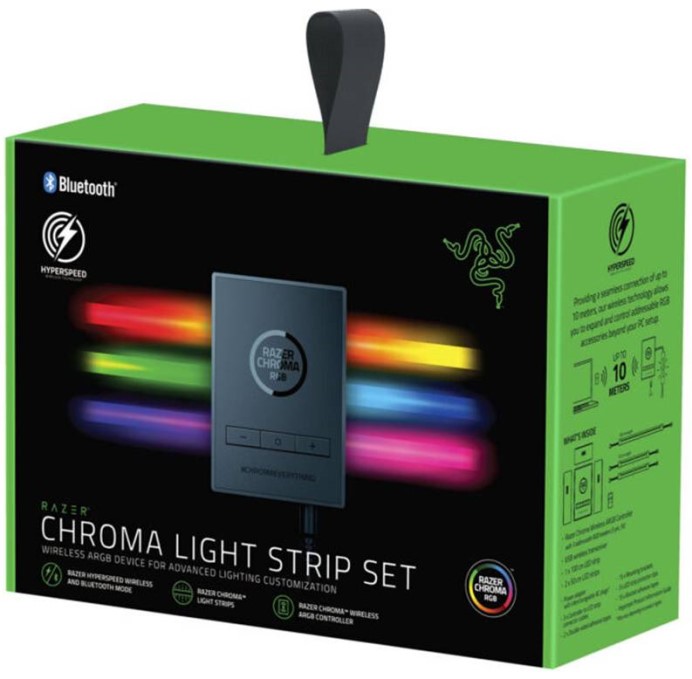 

Комплект Razer RZ34-04020100-R321 светодиодных лент Chroma Light Strip Set, RZ34-04020100-R321