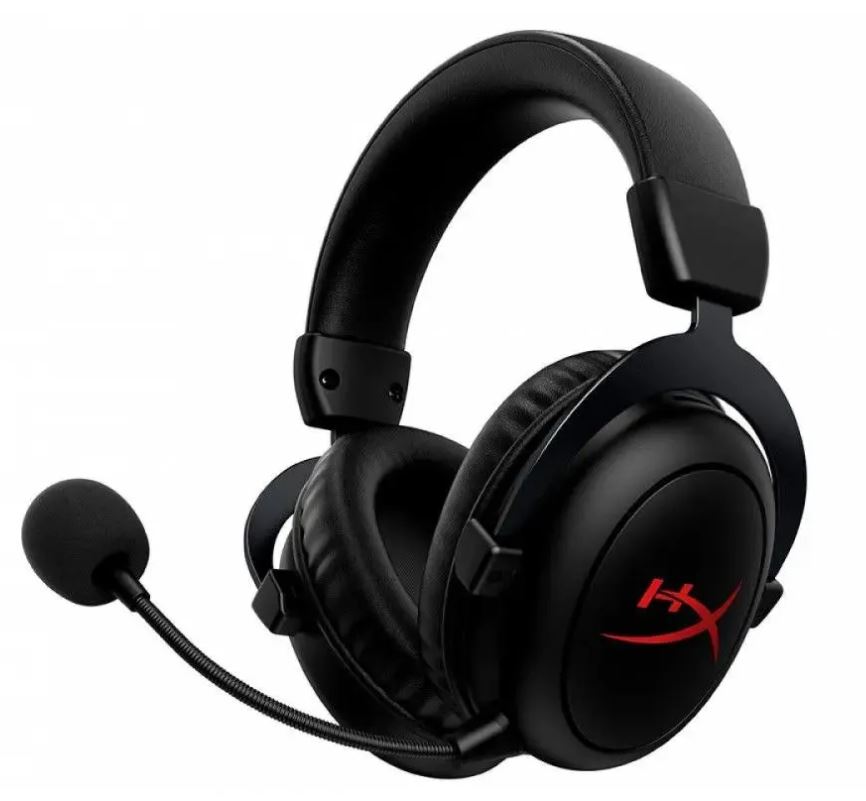 

Наушники беспроводные с микрофоном HyperX Cloud Core 4P5D5AA черные, мониторные, радио, USB, оголовье, Cloud Core
