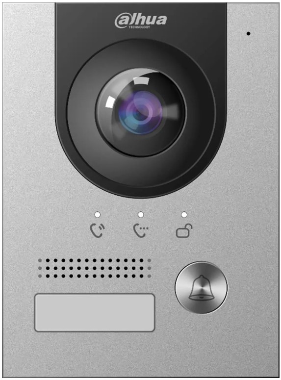 

Вызывная панель Dahua DHI-VTO2202F-P цветной сигнал CMOS цвет панели: серебристый, DHI-VTO2202F-P