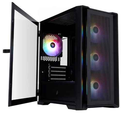 фото Корпус mATX 1STPLAYER TRILOBITE T4 MESH FRGB Black в Омске