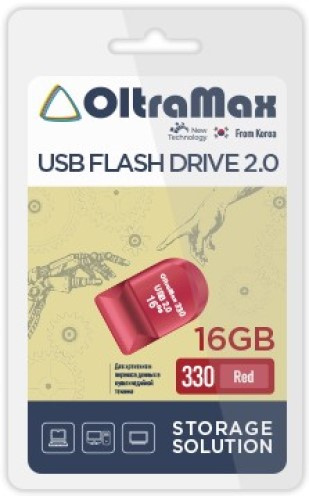 фото Накопитель USB 2.0 32GB OltraMax OM-32GB-330-Red в Красноярске