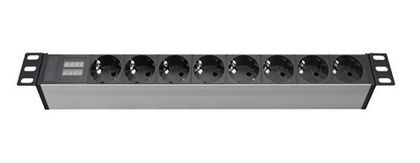 фото Блок розеток 19", 8 розеток DKC R519SH8CD в Самаре