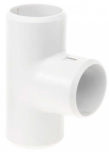 Изображение товара Тройник пластиковый для труб соединитель PR.07332б 15 шт Россия