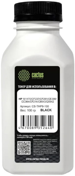 фото Тонер  Cactus CS-THP9-100 в Красноярске