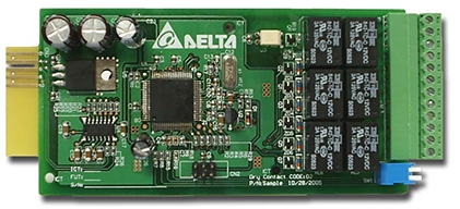 

Карта Delta 3915100147-S релейная ввода-вывода Delta F RELAY I/O CARD F FOR UPS, 3915100147-S