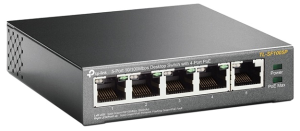 фото Коммутатор PoE TP-LINK TL-SF1005P в Челябинске