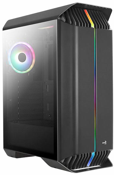 

Корпус ATX AeroCool Gladiator Duo 4711099470310 черный, без БП, боковое окно (закаленное стекло), 2*USB 3.0, audio, Gladiator Duo