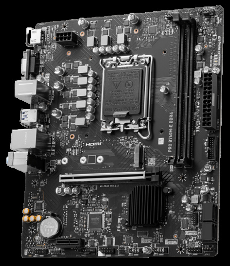 фото Материнская плата mATX MSI PRO B760M-E DDR4 в Уфе