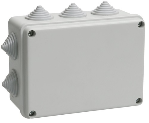 

Коробка распределительная IEK UKO10-150-110-070-K41-55 для скрытого монтажа 150х110х070, IP55, RAL7035, 10 гермовводов (серая), UKO10-150-110-070-K41-55