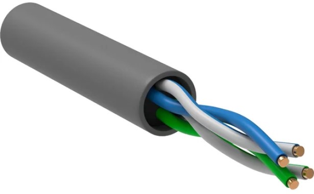 

Кабель витая пара U/UTP 5 кат. 2 пары ITK LC1-C5E02-121 2х2х24AWG LSZH серый (500м), LC1-C5E02-121