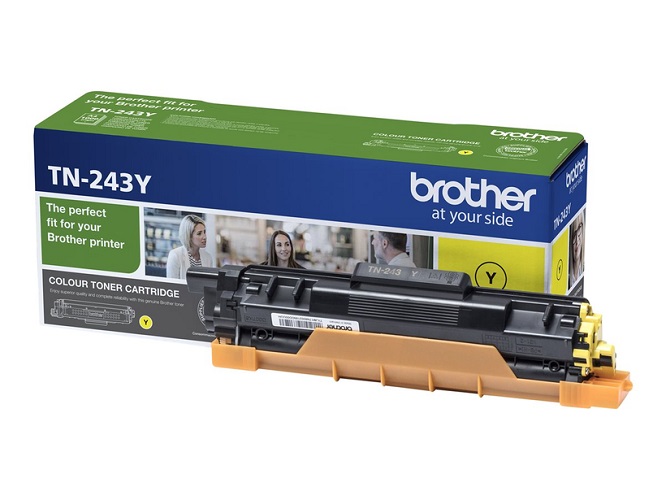 

Картридж лазерный Brother TN243Y желтый (1000стр.) для Brother DCP-9010 HL-3040/3050/3070 MFC-9010/9120/9320, TN243Y