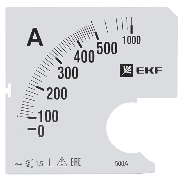 

Шкала сменная EKF s-a961-500 для A961 500/5А-1,5, s-a961-500