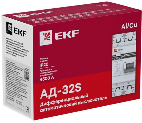 фото Автомат дифференциальный EKF DA32-63-100S-pro в Челябинске