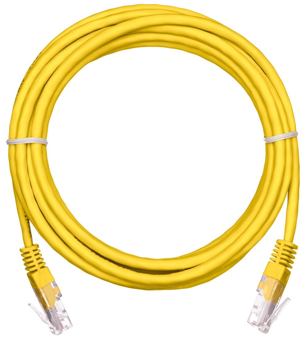 

Кабель патч-корд U/UTP 5e кат. 0.5м Netlan EC-PC4UD55B-BC-PVC-005-YL-10 2хRJ45/8P8C 26AWG(7x0.16 мм), чистая медь, PVC нг(B), желтый, уп/10шт, EC-PC4UD55B-BC-PVC-005-YL-10