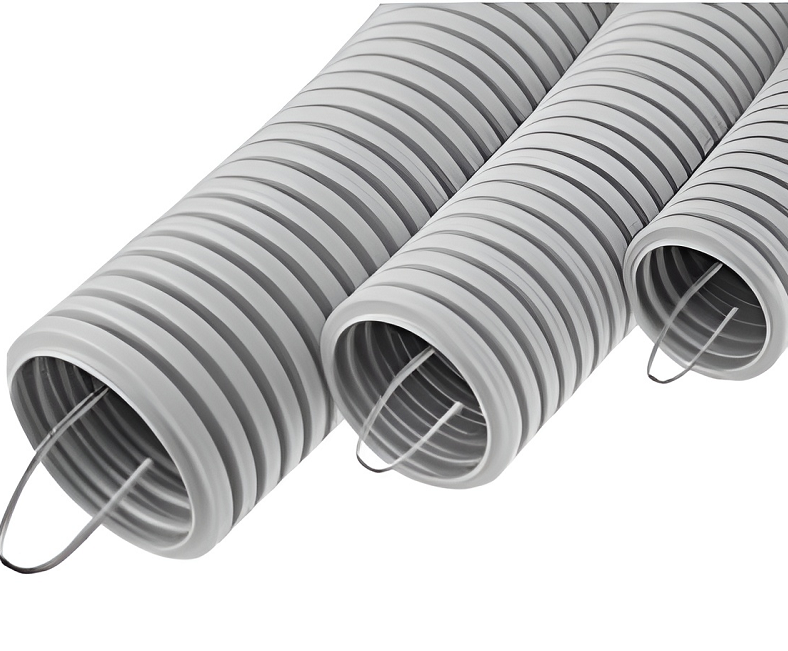 

Труба гофрированная лёгкая Ecoplast 10150-15 ПВХ, с зондом диам 50мм (15м), 10150-15