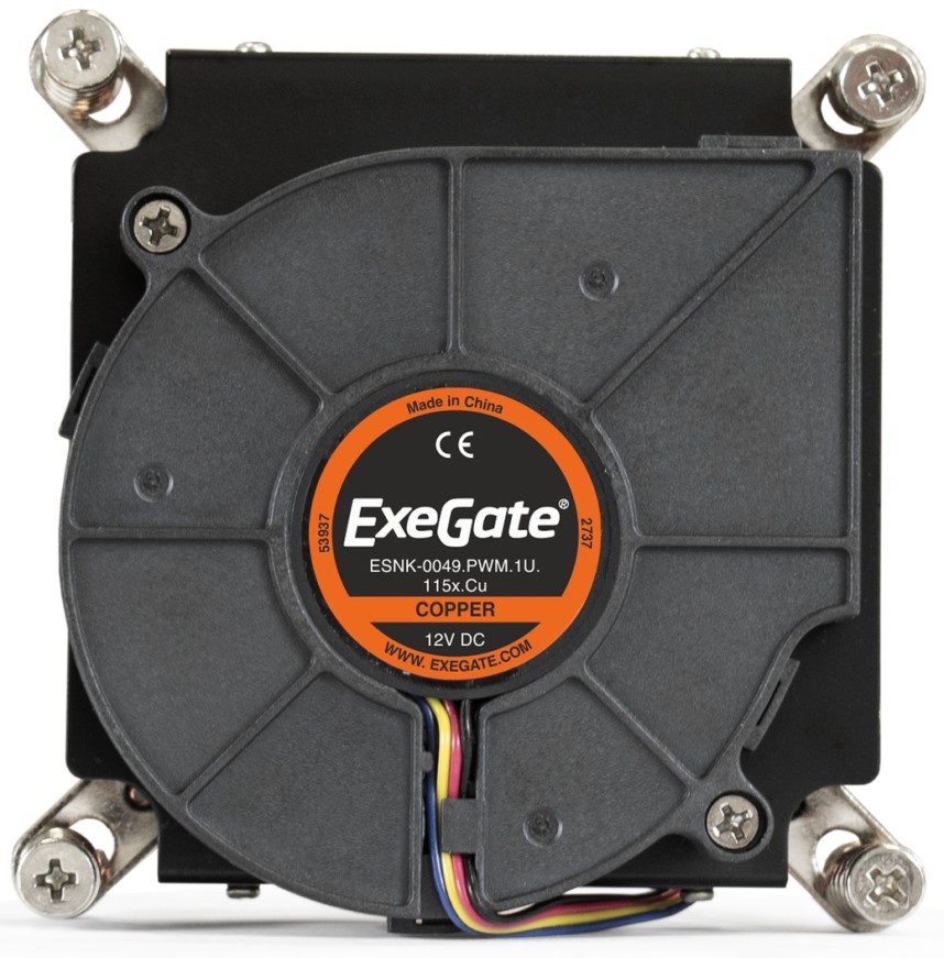 

Кулер Exegate ESNK-0049.PWM.1U.115x.Cu EX286162RUS LGA775/1150/1151/1155/1156 (Cu, 75mm fan, 2000-5000rpm, 48CFM, 46-54dBA, 4pin, TDP 115W) Retail box, ESNK-0049.PWM.1U.115x.Cu