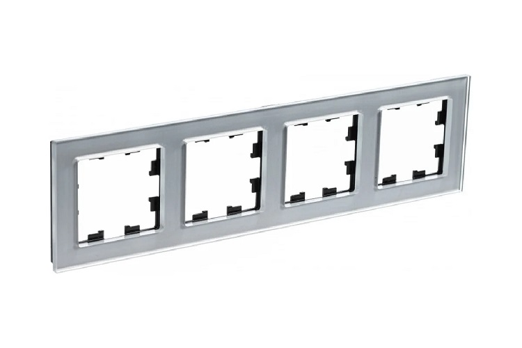 

Рамка Systeme Electric ATN320304 AtlasDesign Nature Стекло алюминий 4-ая, ATN320304