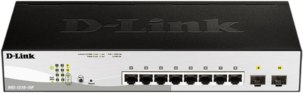фото Коммутатор PoE D-link DGS-1210-10P в Уфе