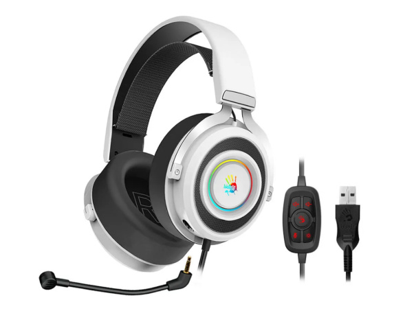 фото Гарнитура  A4Tech G535 (BLACK+WHITE) USB в Омске