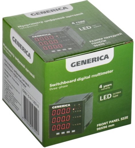фото Мультиметр  GENERICA IDM21-5-3-1-LED-G