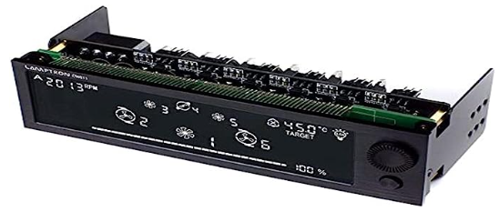 Изображение товара Панель управления вентиляторами Lamptron LAMP-CW0611B для 6 вентиляторов