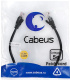 фото Кабель патч-корд U/UTP 5e кат. 0.3м Cabeus PC-UTP-RJ45-Cat.5e-0.3m-BK