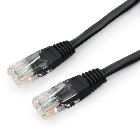 фото Кабель патч-корд U/UTP 5e кат. 10м Cablexpert PP12-10M/BK в Уфе