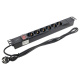 фото Блок розеток 19", 6 розеток EKF TRC-HPD-LS-16A-6SH-2MSH в Уфе