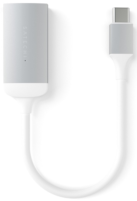 

Адаптер Satechi ST-TC4KHAS Type-C to HDMI 4K 60HZ, поддержка 4K/60Hz, корпуса алюминий, серебряный, ST-TC4KHAS