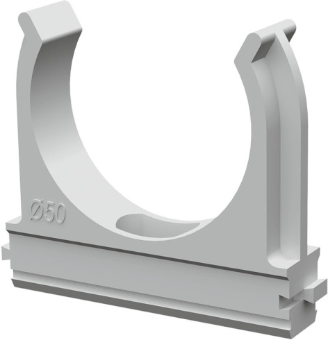 Изображение товара Клипса Промрукав PR.0650 для крепления труб диаметром 50 мм