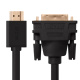 фото Кабель интерфейсный HDMI-DVI GCR GCR-HD2DVI1-0.5m в Нижнем Новгороде