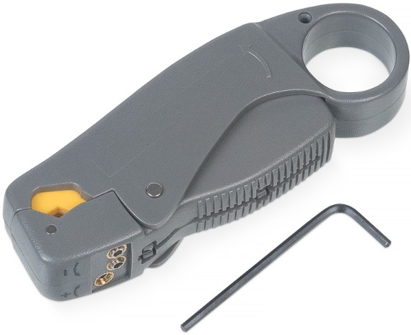 Изображение товара Инструмент для зачистки кабеля Cabeus HT-322 с настройками и кусачками