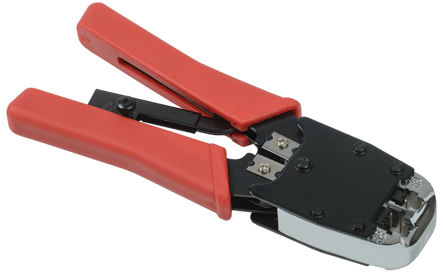 

Устройство обжимное ITK TM1-B11V для RJ45, RJ12, RJ11 с храповым мех. и вертикальным положением обжима, сине-оранжевый, TM1-B11V