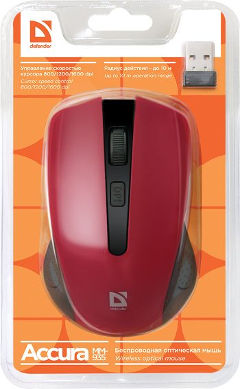 фото Мышь Wireless Defender Accura MM-935 в Самаре