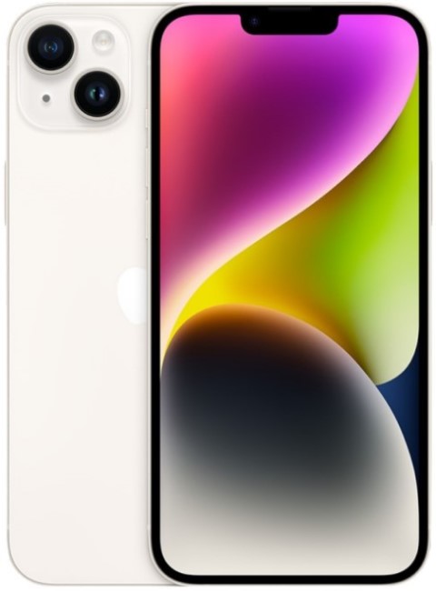 

Смартфон Apple iPhone 14 Plus 256GB MQ3D3ZA/A starlight, with 2 Sim trays, no eSim, iPhone 14 Plus 256GB