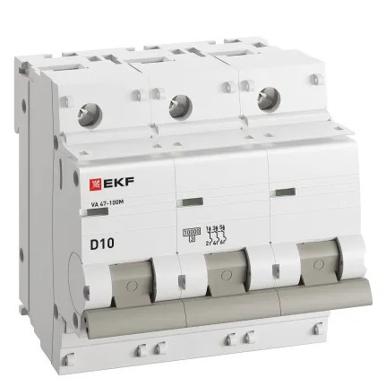 фото Автоматический выключатель  EKF mcb47100m-3-10D-pro в Перми