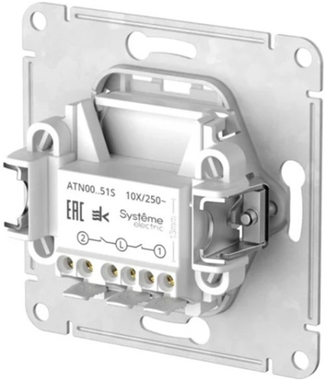 фото Выключатель двухклавишный  Systeme Electric ATN000451S в Казани
