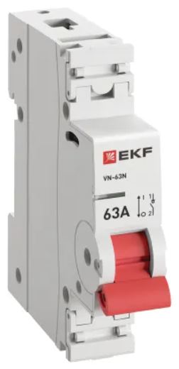 

Рубильник EKF S63163 1P 63А ВН-63N PROxima, S63163