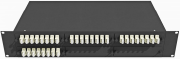 фото Кросс оптический стоечный TopLAN КРС-Top-2U-64LC/U-OM2-BK