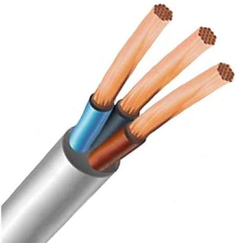 Изображение товара Провод электрокабель 00-00004888 Многопроволочная медь ПВХ 6 мм² 3-жилы