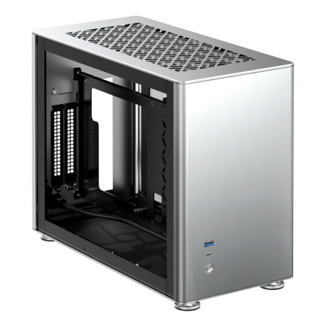 фото Корпус mini-ITX JONSBO A4 Silver