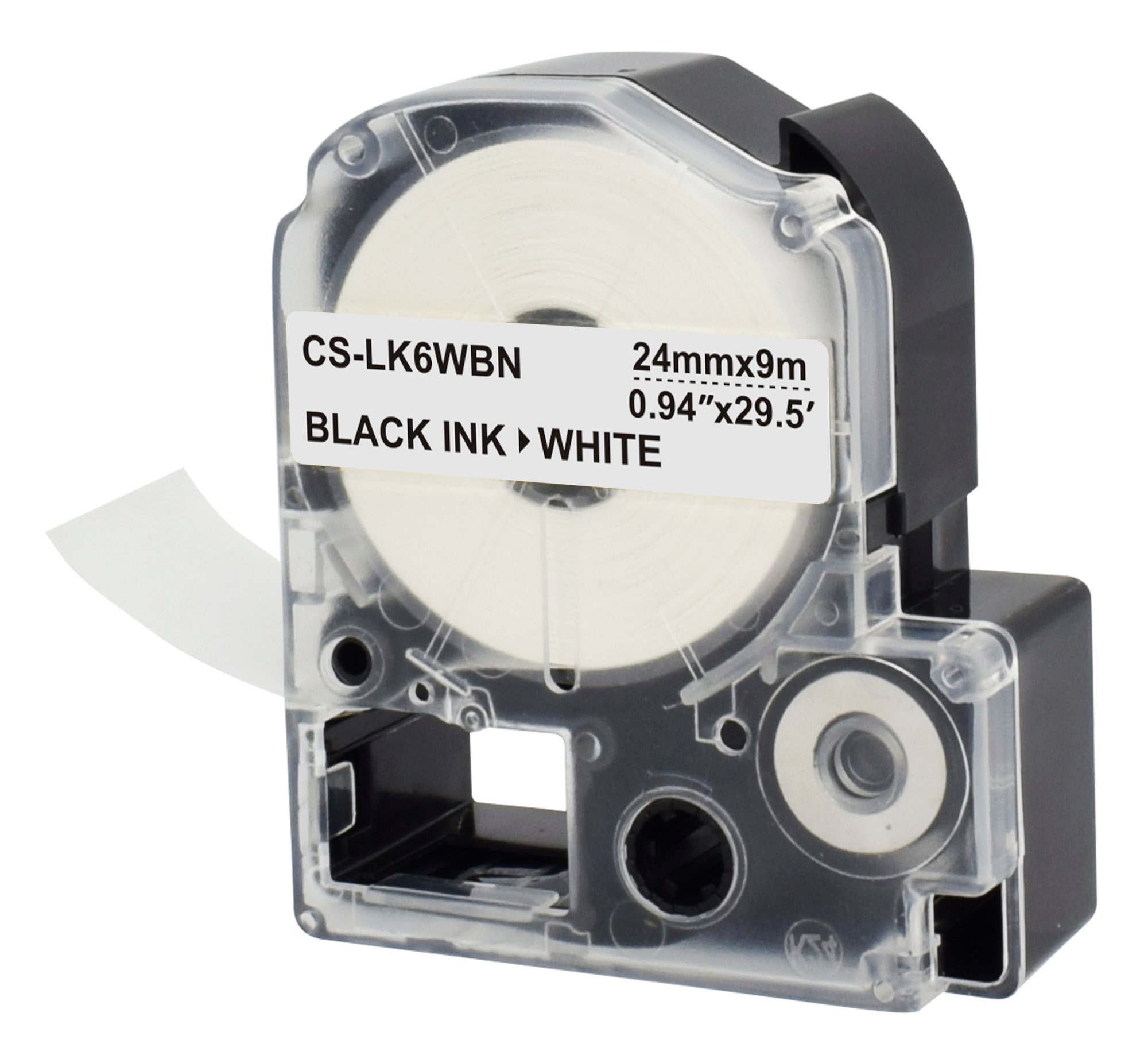 

Картридж ленточный Cactus CS-LK6WBN черный для Epson LW700/LW600P/LW1000P/Z700/Z900, CS-LK6WBN
