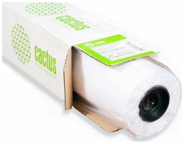 

Бумага Cactus CS-PM90-106745 42" (A0+) 1067мм-45м/90г/м2/белый матовое универсальная (с покрытием) втулка:50.8мм (2") (упак.:1рул), CS-PM90-106745