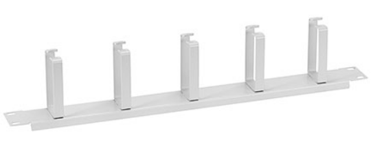 

Кабельный организатор Cabeus JB08-1U-GY горизонтальный 19" 1U, 5 колец, цвет серый (RAL7035), металлический, JB08-1U-GY